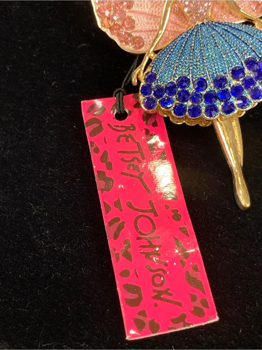 Betsey Johnson New with Tags Articulated Fairy Ballerina Brooch